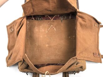 1.Weltkrieg Tornister , datiert 1914. Ungereinigter Fundzustand