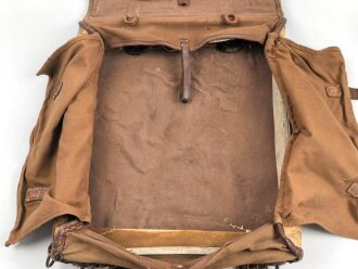 1.Weltkrieg Tornister , datiert 1914. Ungereinigter Fundzustand