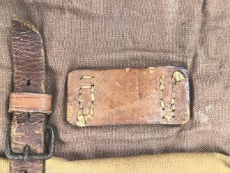 1.Weltkrieg Tornister , datiert 1914. Ungereinigter Fundzustand
