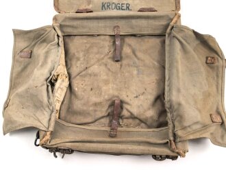1.Weltkrieg Tornister . Ungereinigter Fundzustand, unvollständig