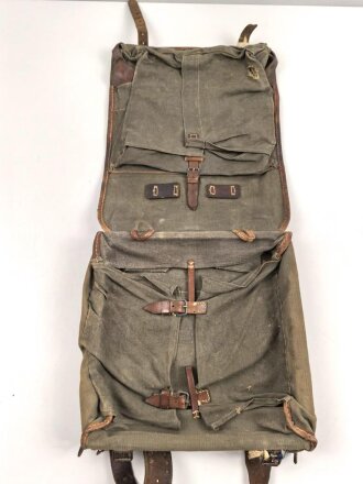 1.Weltkrieg Tornister , datiert 1916. Ungereinigter...