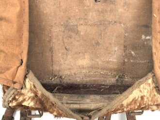 1.Weltkrieg Tornister . Ungereinigter Fundzustand