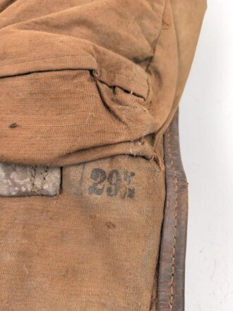 1.Weltkrieg Tornister . Ungereinigter Fundzustand