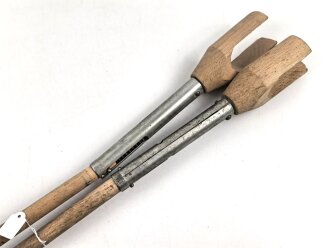 Paar hölzerne Stiefelspanner aus den 1930/40iger Jahren in gutem Zustand