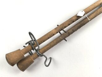 Paar hölzerne Stiefelspanner aus den 1930/40iger Jahren in gutem Zustand