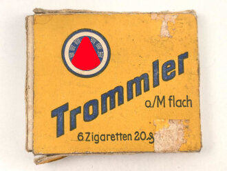 Leere Packung " 6 Zigaretten  SA Trommler" Sturm Zigaretten Fabrik