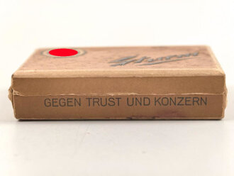 Leere Packung " 6 Zigaretten  SA Sturm" Sturm Zigaretten Fabrik