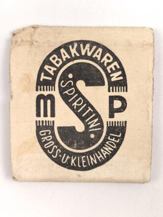 Streichholzbriefchen Tabakwaren "Spiritini" Passau