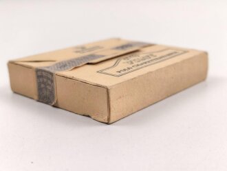 Ungeöffnete Packung " 20 schwarze Pilot Cigaretten"  Steuerbanderole ohne Hakenkreuz , Preis in Reichspfennig
