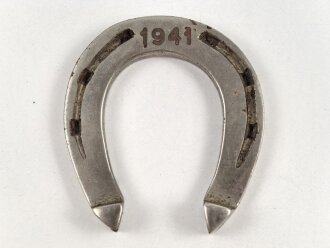 Kleines Hufeisen als Glücksbringer " 1941"...