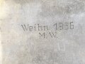 Zigarettenetui aus Buntmetall " Weihnachten 1936"