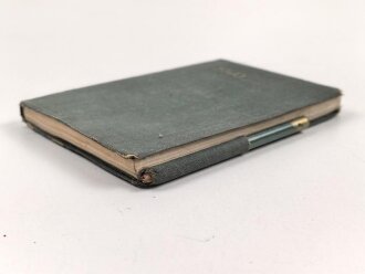 Notizbuch "Taschenbuch 1940" mit Kalender, zum Teil ausgefüllt