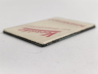 Taschenspiegel " Vorsicht bei Gesprächen, Feind hört mit ! Maße 5 x 7cm