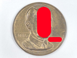 Taschenspiegel " Der Führer". Durchmesser 5,5cm, Konterfei leicht eingedrückt