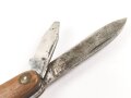 Ziviles Taschenmesser ohne Markierung, zusammengeklappte Länge etwa 9,5cm
