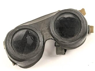 Schutzbrille "Auer Neophan" Wehrmacht, Gummi weich
