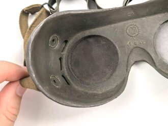 Schutzbrille "Auer Neophan" Wehrmacht, Gummi weich
