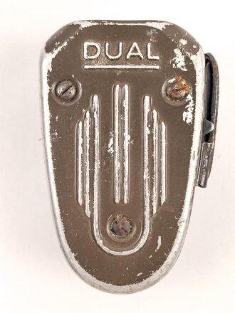Dynamotaschenlampe "Dual" brauner Originallack, Funktioniert