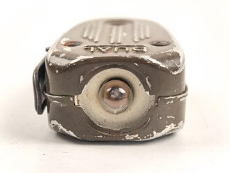 Dynamotaschenlampe "Dual" brauner Originallack, Funktioniert