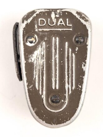 Dynamotaschenlampe "Dual" brauner Originallack, Funktioniert