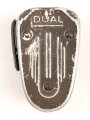 Dynamotaschenlampe "Dual" brauner Originallack, Funktioniert