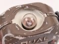 Dynamotaschenlampe "Dual" brauner Originallack, Funktioniert