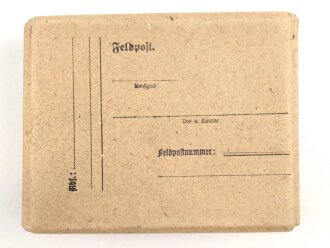 Feldpost "Paket" leer, Maße etwa 8,5 x 11...