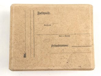 Feldpost "Paket" leer, Maße etwa 8,5 x 11...