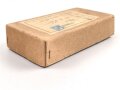 Feldpost Paket gelaufen, Maße etwa 11 x 21 x 5cm