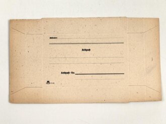 Feldpost Paket ungebraucht, zweiteilig, Maße wie...
