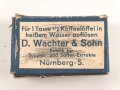 "Wachters Hühnerbrühe" Leere Pappverpackung, etwa 3 x 4,5 x 1,5cm