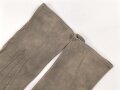 Paar Handschuhe für Offiziere aus Wildleder. Ungetragenes Paar