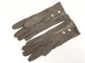 Paar Handschuhe für Offiziere aus Wildleder. Ungetragenes Paar