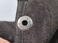 Paar Handschuhe für Offiziere aus Nappaleder. Wohl ungetragenes Paar
