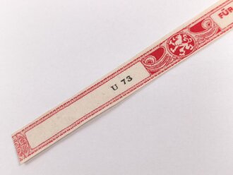 Papierbanderole für 20 Zigarillos " Für...