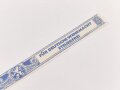Papierbanderole für 20 Zigarillos " Für Deutsche Wehrmacht Steuerfrei" Maße etwa 1 x 17cm