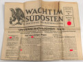 "Wacht im Südosten" Deutsche Soldatenzeitung, Nummer 545 von 1941