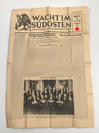 "Wacht im Südosten" Deutsche...