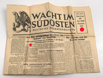 "Wacht im Südosten" Deutsche...