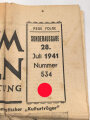 "Wacht im Südosten" Deutsche Soldatenzeitung, Nummer 534 von 1941