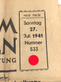 "Wacht im Südosten" Deutsche Soldatenzeitung, Nummer 533 von 1941