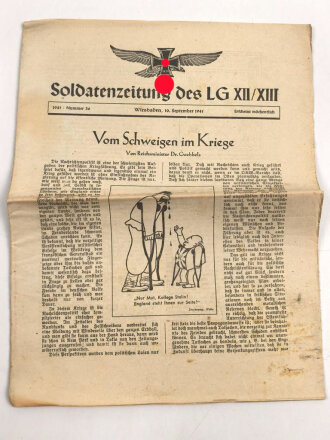 "Soldatenzeitung des LG XII/XIII", Nr. 36,...
