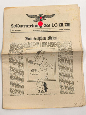 "Soldatenzeitung des LG XII/XIII", Nr. 37,...