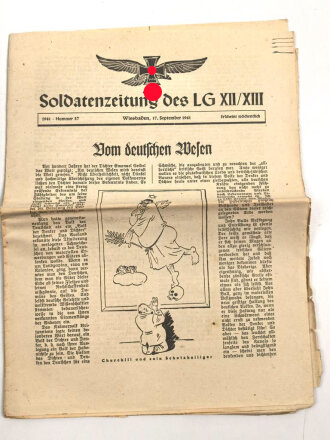 "Soldatenzeitung des LG XII/XIII", Nr. 37,...