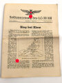 "Soldatenzeitung des LG XII/XIII", Nr. 39, Wiesbaden, 1. Oktober 1941, DIN A4