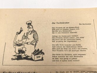 "Soldatenzeitung des LG XII/XIII", Nr. 40, Wiesbaden, 8. Oktober 1941, DIN A4