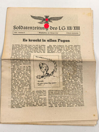 "Soldatenzeitung des LG XII/XIII", Nr. 8,...