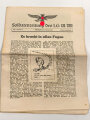 "Soldatenzeitung des LG XII/XIII", Nr. 8, Wiesbaden, 25. Februar 1941, DIN A4, gefaltet