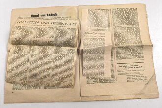 "Soldatenzeitung des LG XII/XIII", Nr. 25, Wiesbaden, 25. Juni 1941, DIN A4, gefaltet