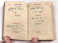 "Tebe Notiz Kalender für 1944" Ausgabe F.